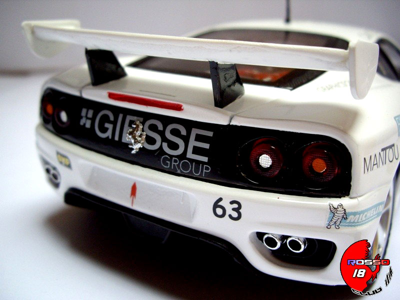 Ferrari 360 Modena ngt fia gt monza 2001 1/18 Burago
